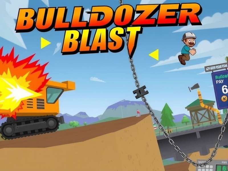 Bulldozer Blast Gameplay Screenshot